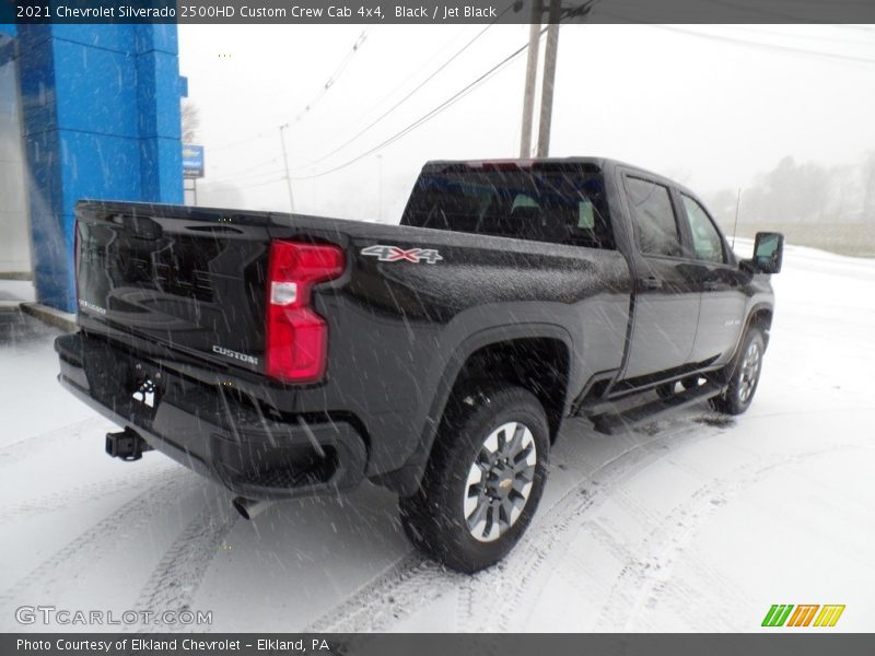 Black / Jet Black 2021 Chevrolet Silverado 2500HD Custom Crew Cab 4x4