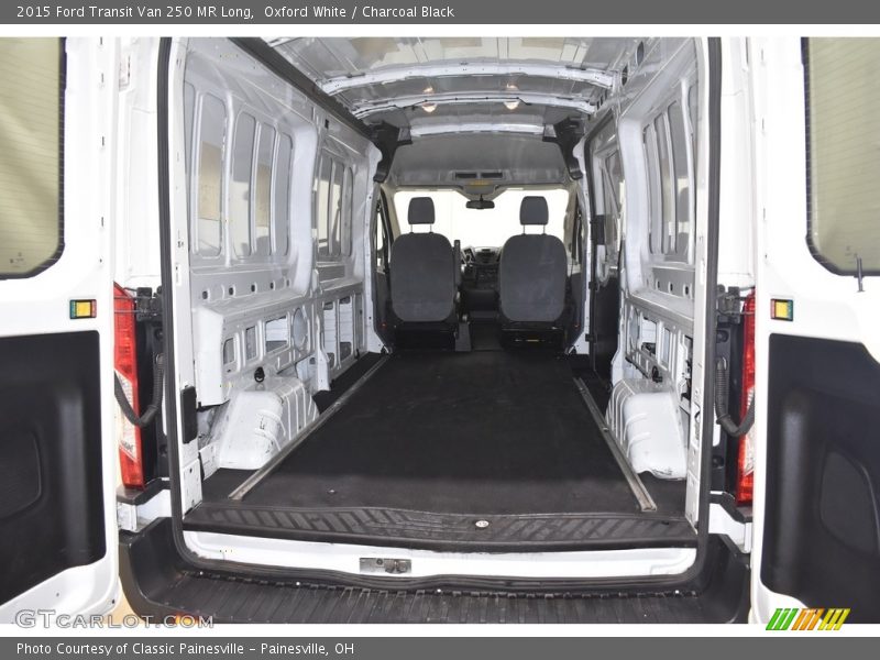 Oxford White / Charcoal Black 2015 Ford Transit Van 250 MR Long