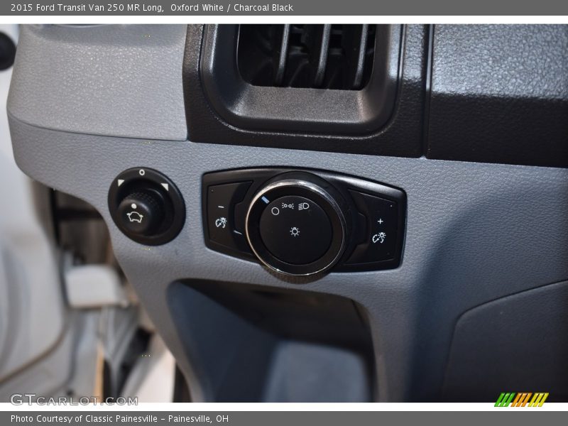 Oxford White / Charcoal Black 2015 Ford Transit Van 250 MR Long