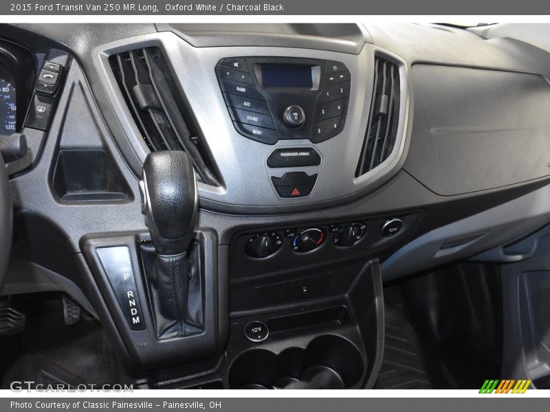 Oxford White / Charcoal Black 2015 Ford Transit Van 250 MR Long