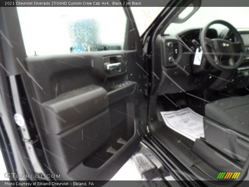 Black / Jet Black 2021 Chevrolet Silverado 2500HD Custom Crew Cab 4x4