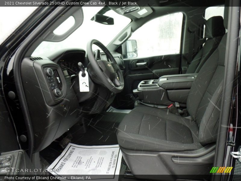 Black / Jet Black 2021 Chevrolet Silverado 2500HD Custom Crew Cab 4x4