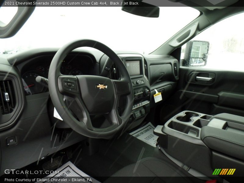 Black / Jet Black 2021 Chevrolet Silverado 2500HD Custom Crew Cab 4x4