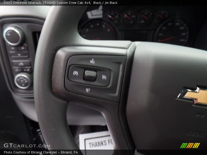 Black / Jet Black 2021 Chevrolet Silverado 2500HD Custom Crew Cab 4x4