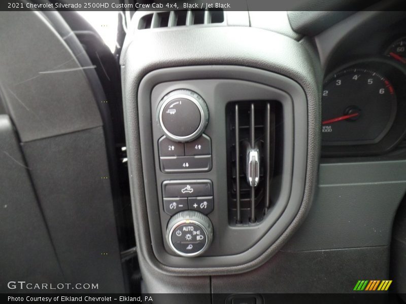 Black / Jet Black 2021 Chevrolet Silverado 2500HD Custom Crew Cab 4x4
