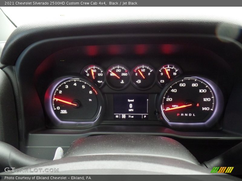  2021 Silverado 2500HD Custom Crew Cab 4x4 Custom Crew Cab 4x4 Gauges