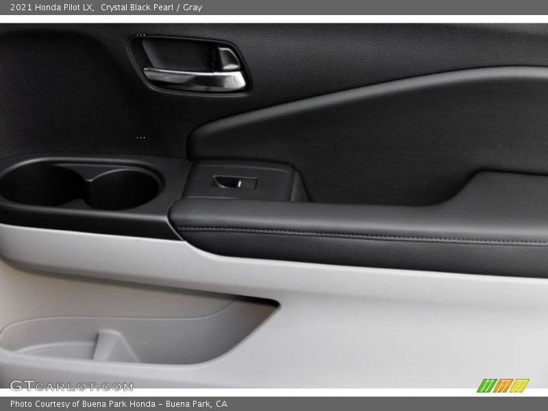 Crystal Black Pearl / Gray 2021 Honda Pilot LX