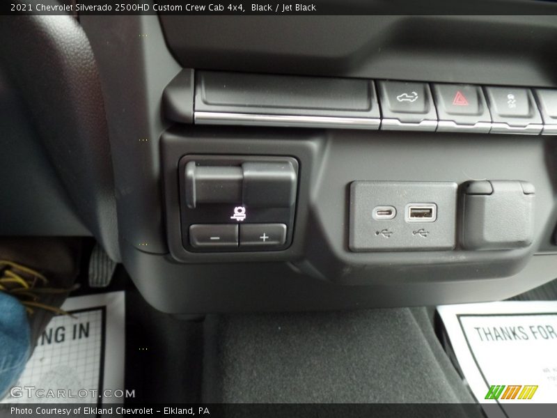 Black / Jet Black 2021 Chevrolet Silverado 2500HD Custom Crew Cab 4x4
