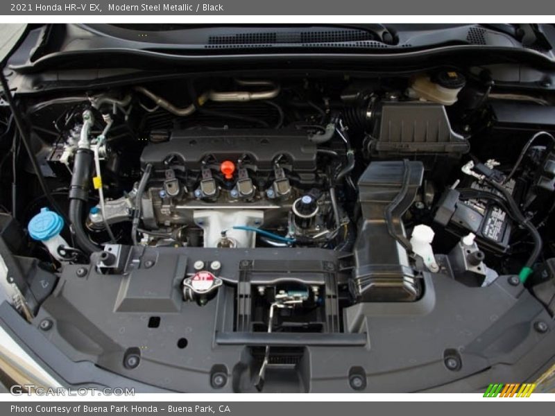 Modern Steel Metallic / Black 2021 Honda HR-V EX