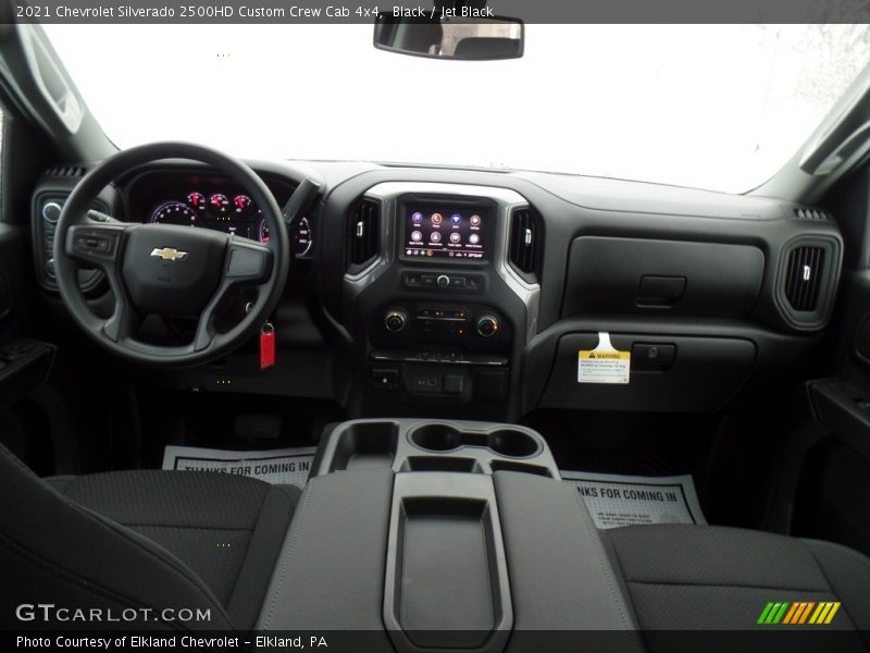 Black / Jet Black 2021 Chevrolet Silverado 2500HD Custom Crew Cab 4x4
