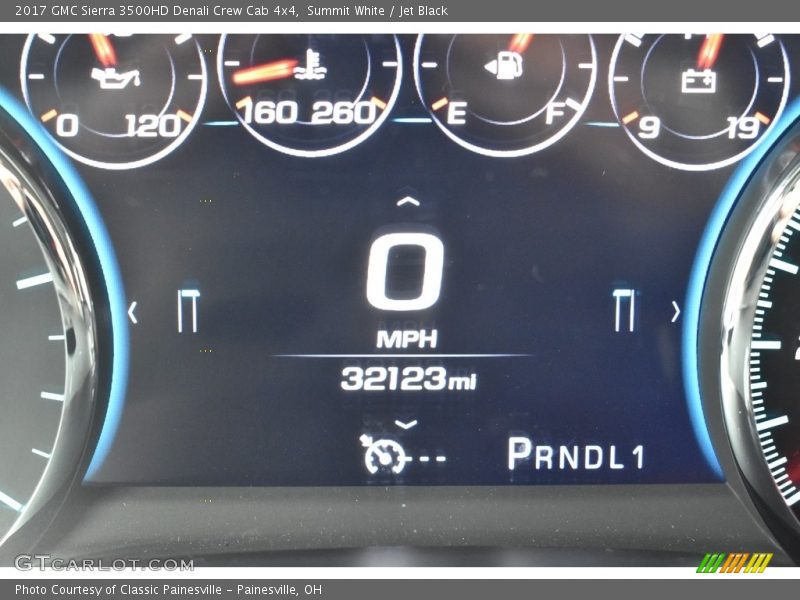 Summit White / Jet Black 2017 GMC Sierra 3500HD Denali Crew Cab 4x4