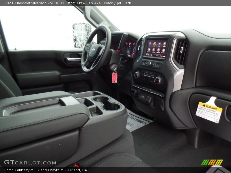 Black / Jet Black 2021 Chevrolet Silverado 2500HD Custom Crew Cab 4x4
