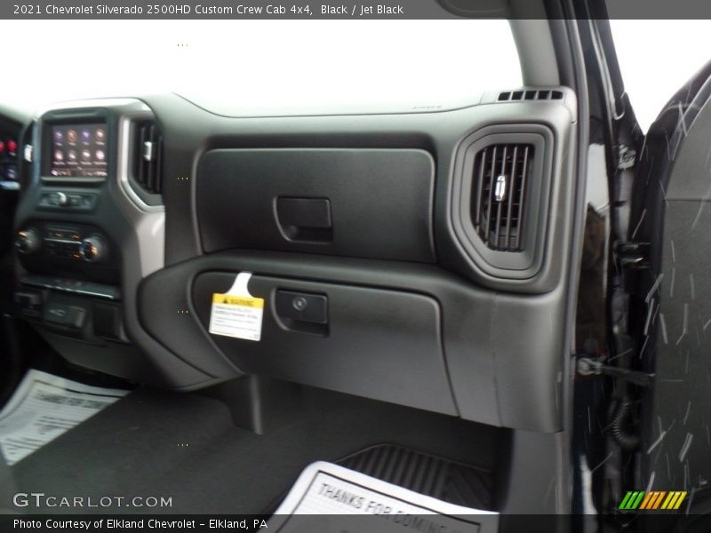 Black / Jet Black 2021 Chevrolet Silverado 2500HD Custom Crew Cab 4x4