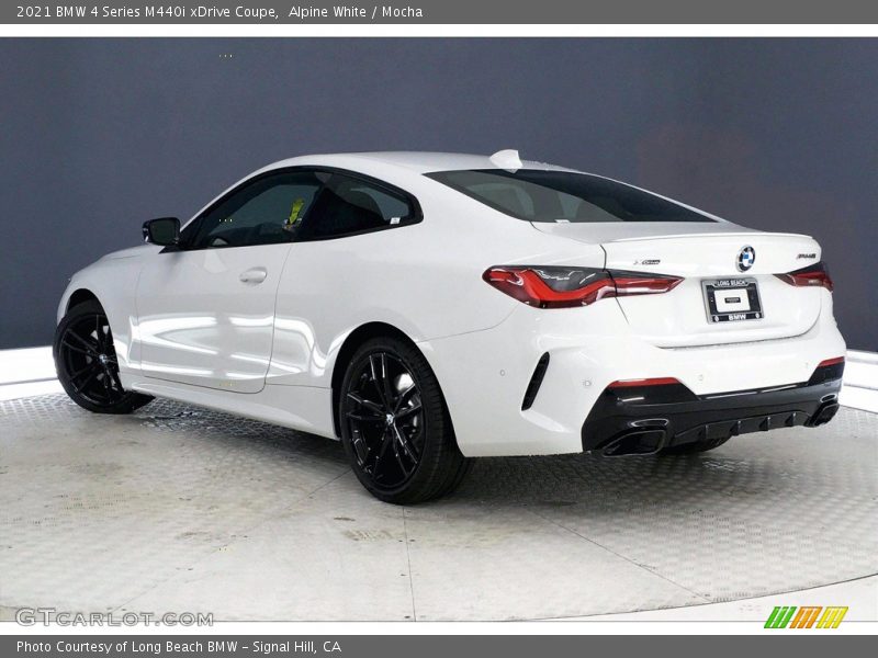 Alpine White / Mocha 2021 BMW 4 Series M440i xDrive Coupe