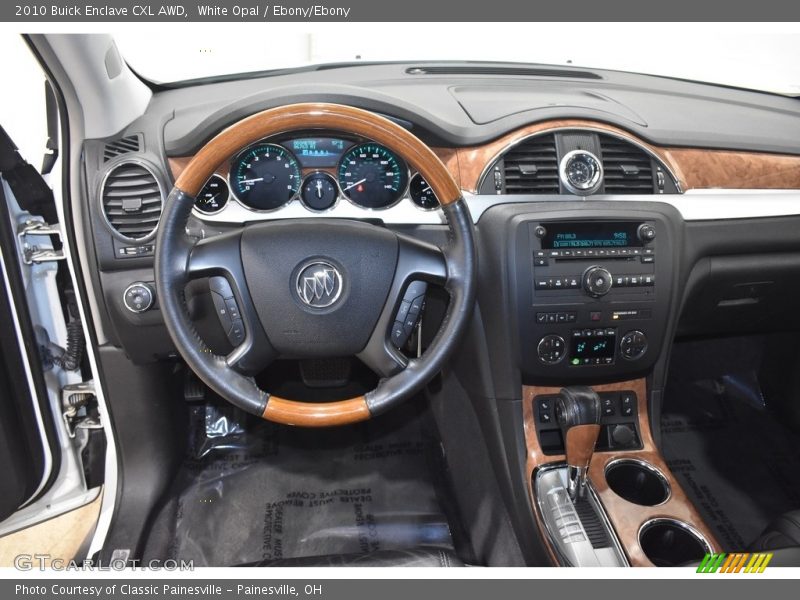 White Opal / Ebony/Ebony 2010 Buick Enclave CXL AWD