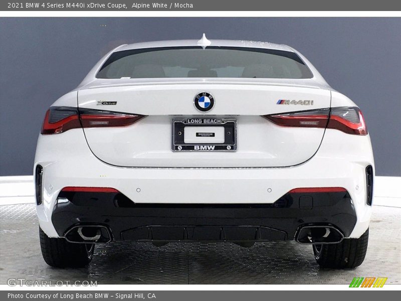 Alpine White / Mocha 2021 BMW 4 Series M440i xDrive Coupe