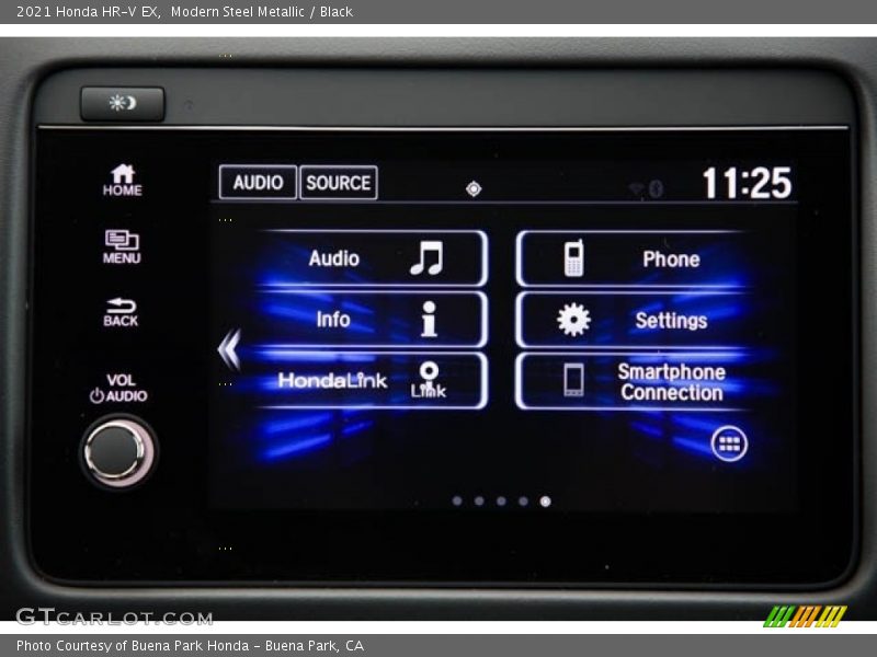 Modern Steel Metallic / Black 2021 Honda HR-V EX
