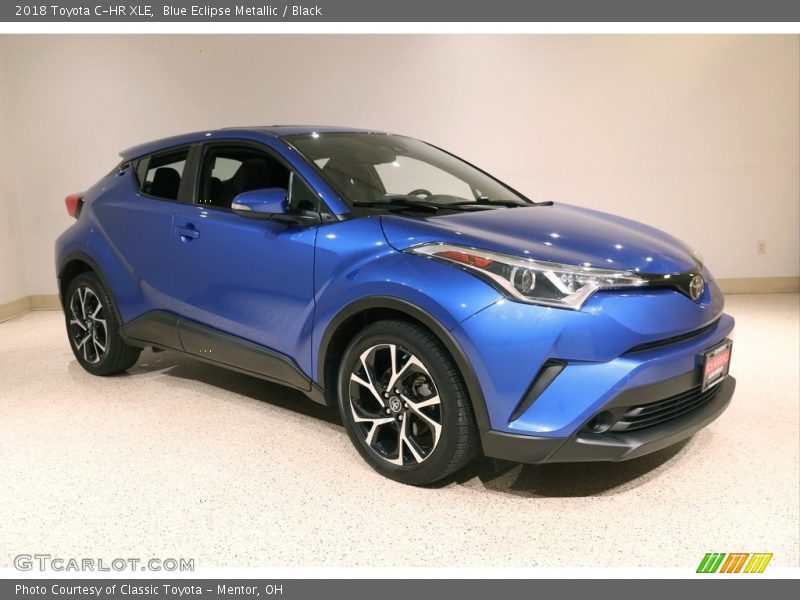 Blue Eclipse Metallic / Black 2018 Toyota C-HR XLE