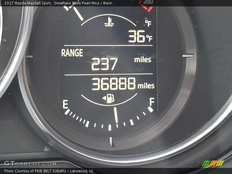 Snowflake White Pearl Mica / Black 2017 Mazda Mazda6 Sport