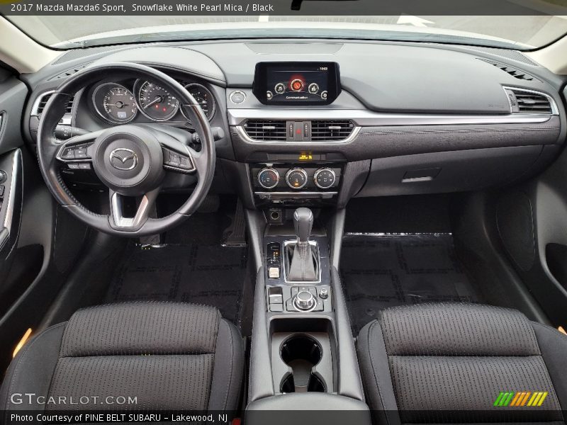 Snowflake White Pearl Mica / Black 2017 Mazda Mazda6 Sport
