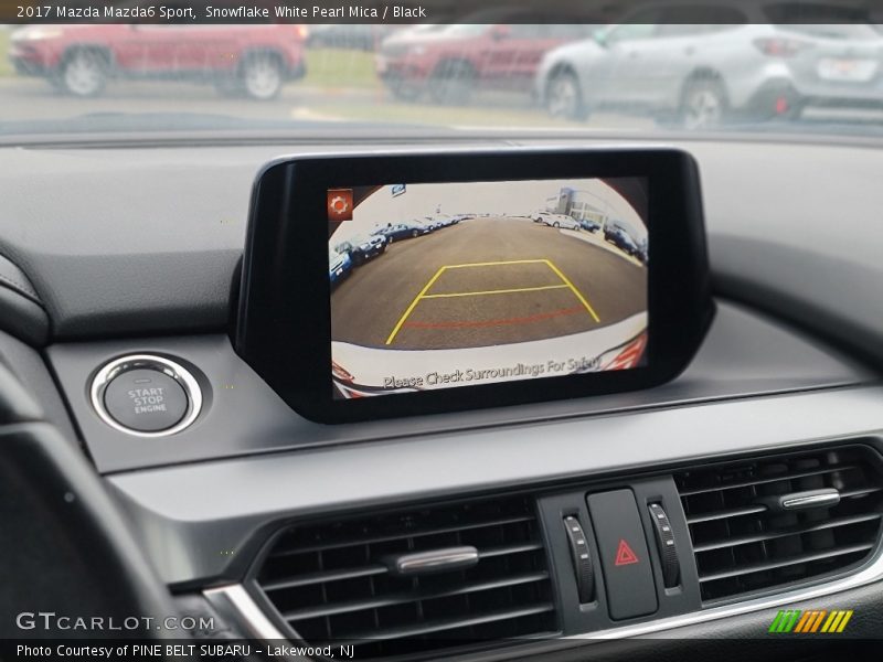 Snowflake White Pearl Mica / Black 2017 Mazda Mazda6 Sport