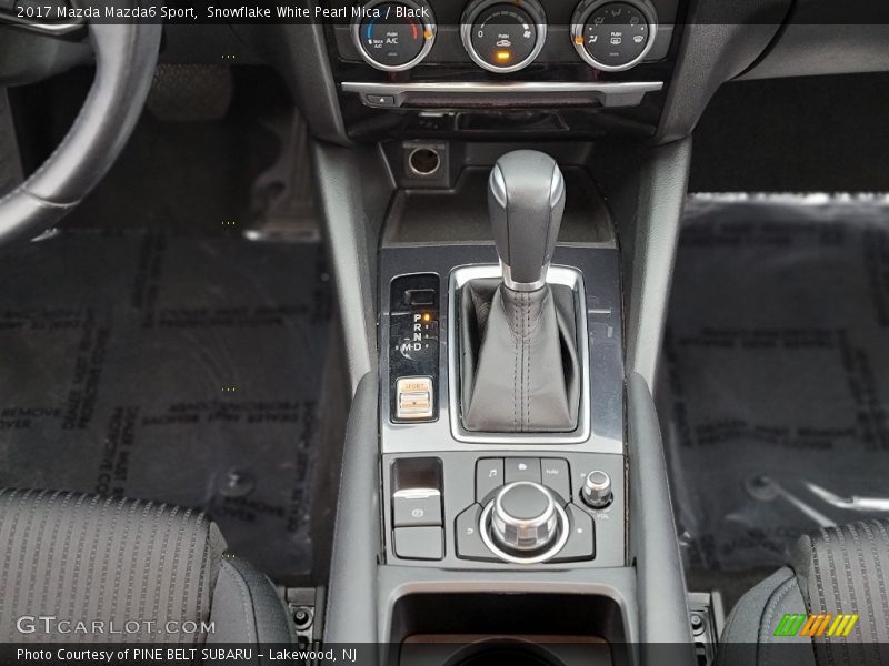 Snowflake White Pearl Mica / Black 2017 Mazda Mazda6 Sport