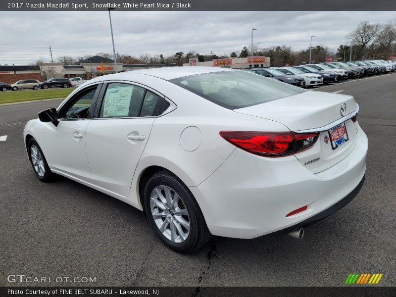 Snowflake White Pearl Mica / Black 2017 Mazda Mazda6 Sport