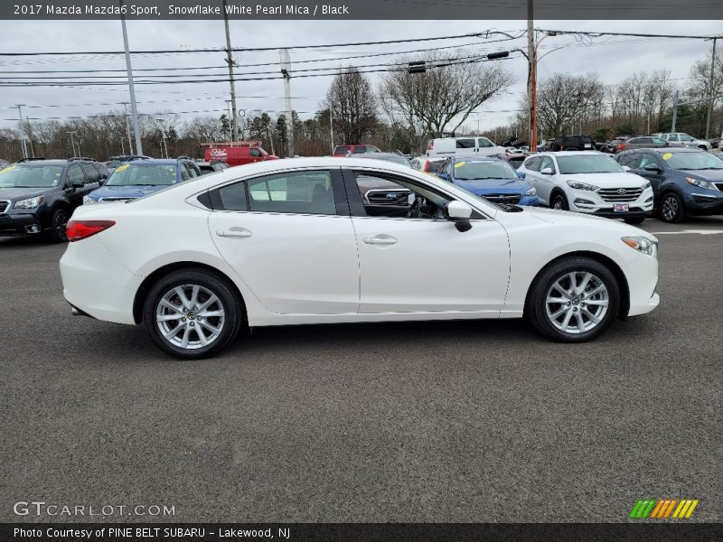 Snowflake White Pearl Mica / Black 2017 Mazda Mazda6 Sport