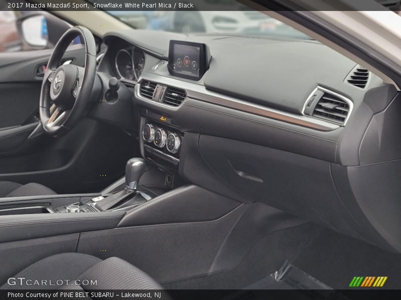 Snowflake White Pearl Mica / Black 2017 Mazda Mazda6 Sport