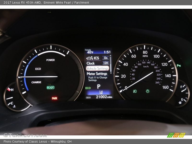 Eminent White Pearl / Parchment 2017 Lexus RX 450h AWD