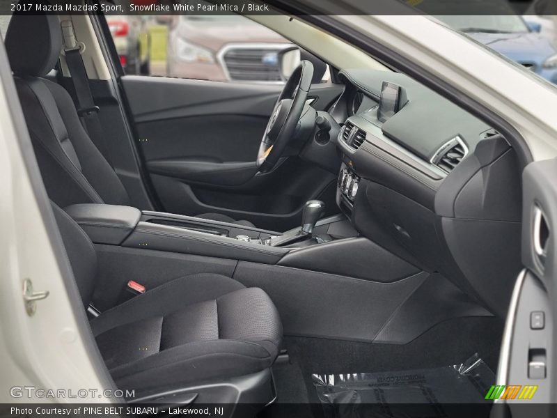Snowflake White Pearl Mica / Black 2017 Mazda Mazda6 Sport
