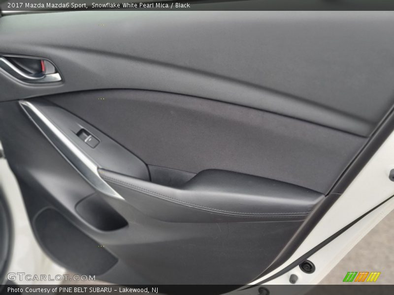 Snowflake White Pearl Mica / Black 2017 Mazda Mazda6 Sport