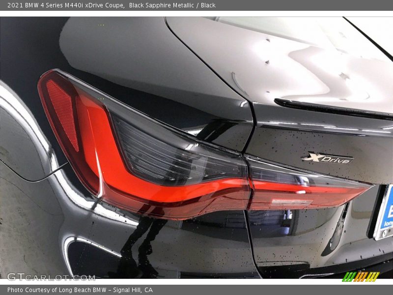 Black Sapphire Metallic / Black 2021 BMW 4 Series M440i xDrive Coupe