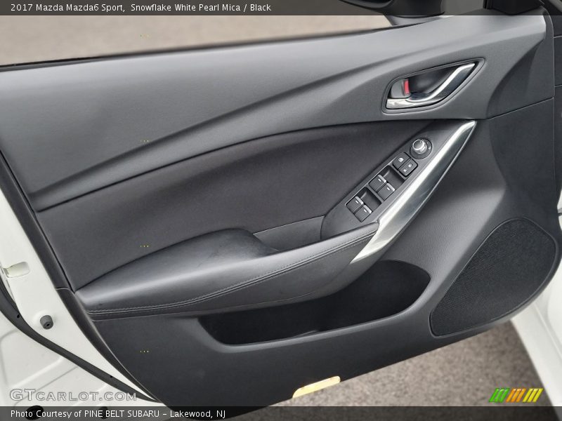 Snowflake White Pearl Mica / Black 2017 Mazda Mazda6 Sport