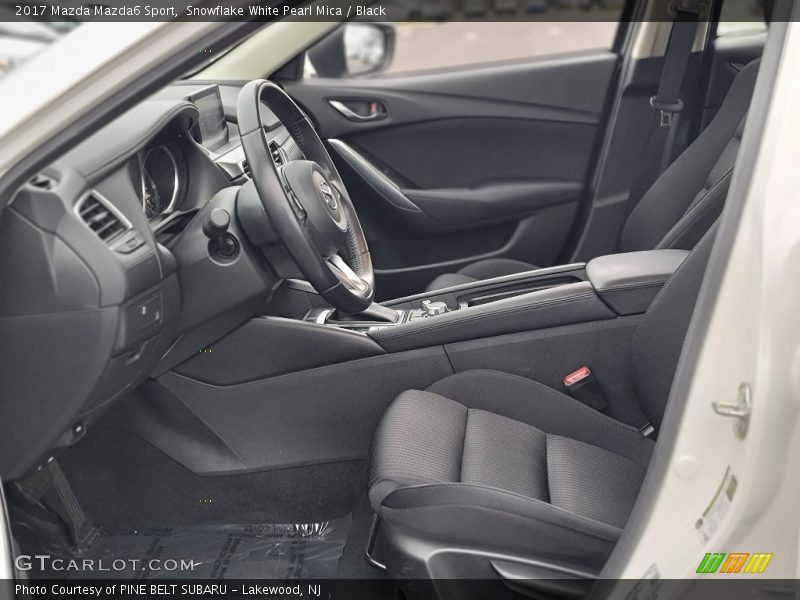 Snowflake White Pearl Mica / Black 2017 Mazda Mazda6 Sport