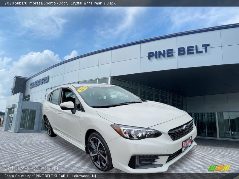 Crystal White Pearl / Black 2020 Subaru Impreza Sport 5-Door