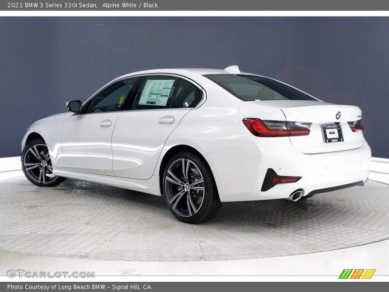 Alpine White / Black 2021 BMW 3 Series 330i Sedan