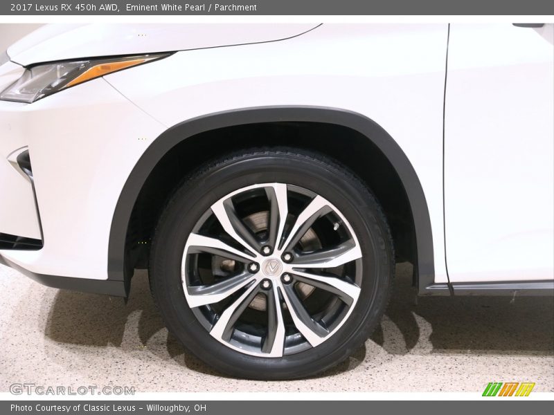Eminent White Pearl / Parchment 2017 Lexus RX 450h AWD