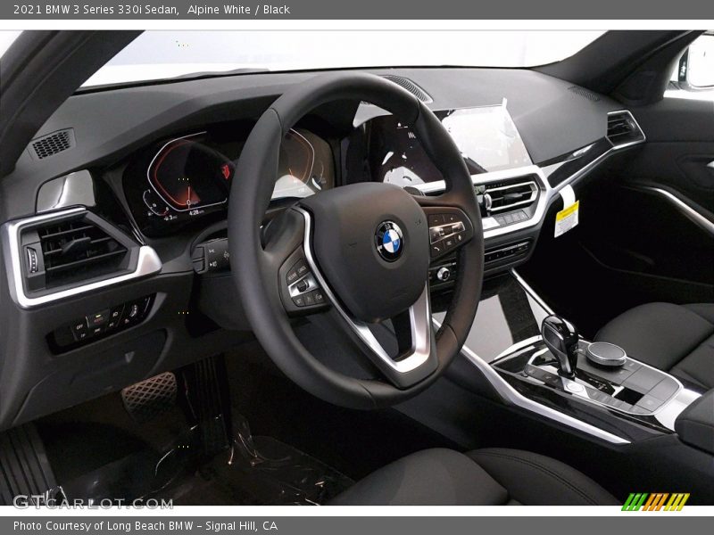 Alpine White / Black 2021 BMW 3 Series 330i Sedan