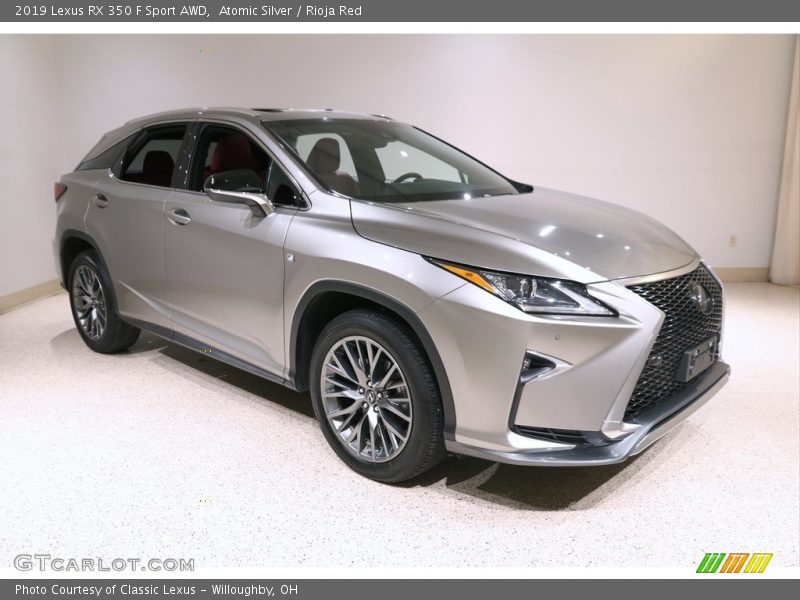 Atomic Silver / Rioja Red 2019 Lexus RX 350 F Sport AWD