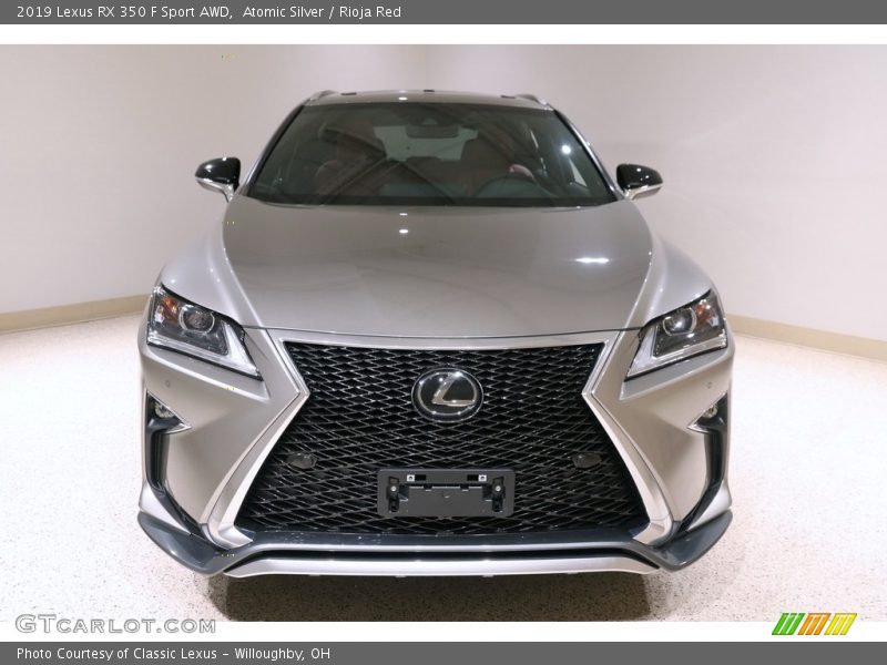 Atomic Silver / Rioja Red 2019 Lexus RX 350 F Sport AWD