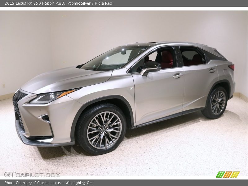 Atomic Silver / Rioja Red 2019 Lexus RX 350 F Sport AWD