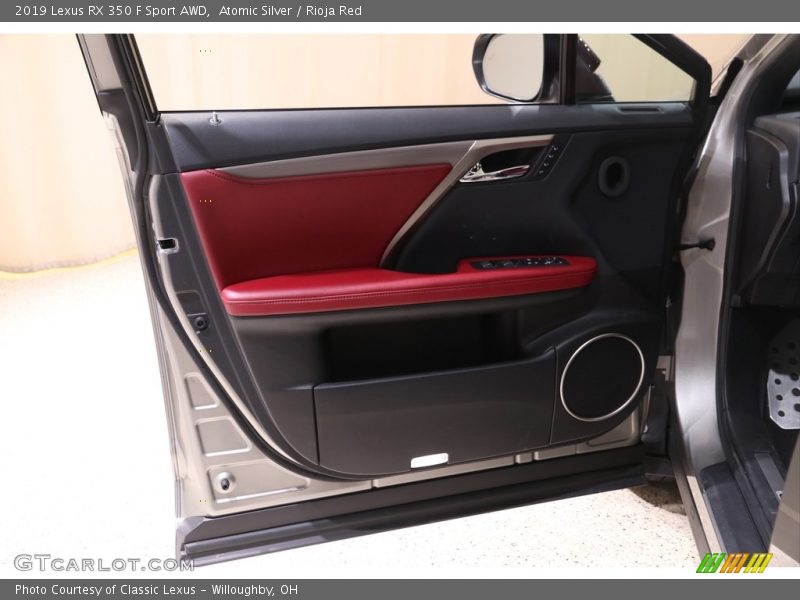 Atomic Silver / Rioja Red 2019 Lexus RX 350 F Sport AWD