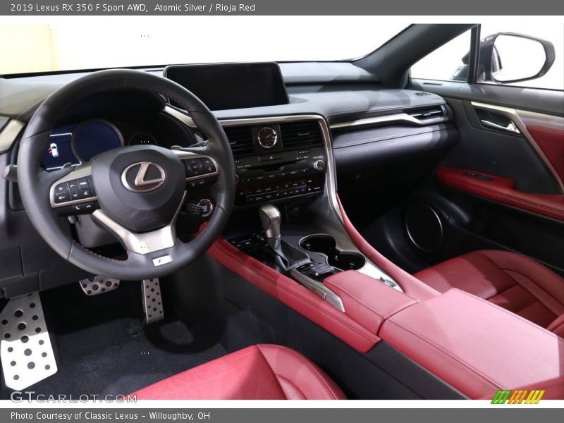Atomic Silver / Rioja Red 2019 Lexus RX 350 F Sport AWD
