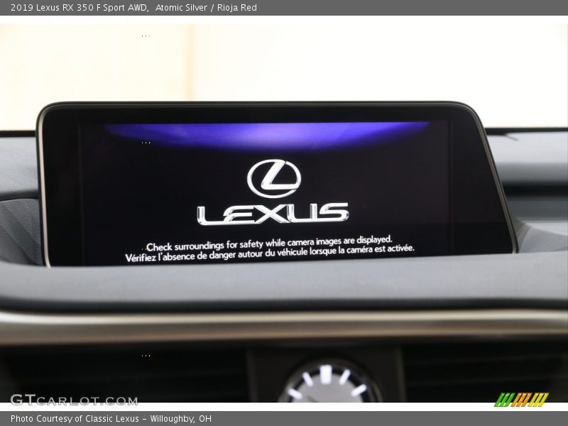 Atomic Silver / Rioja Red 2019 Lexus RX 350 F Sport AWD