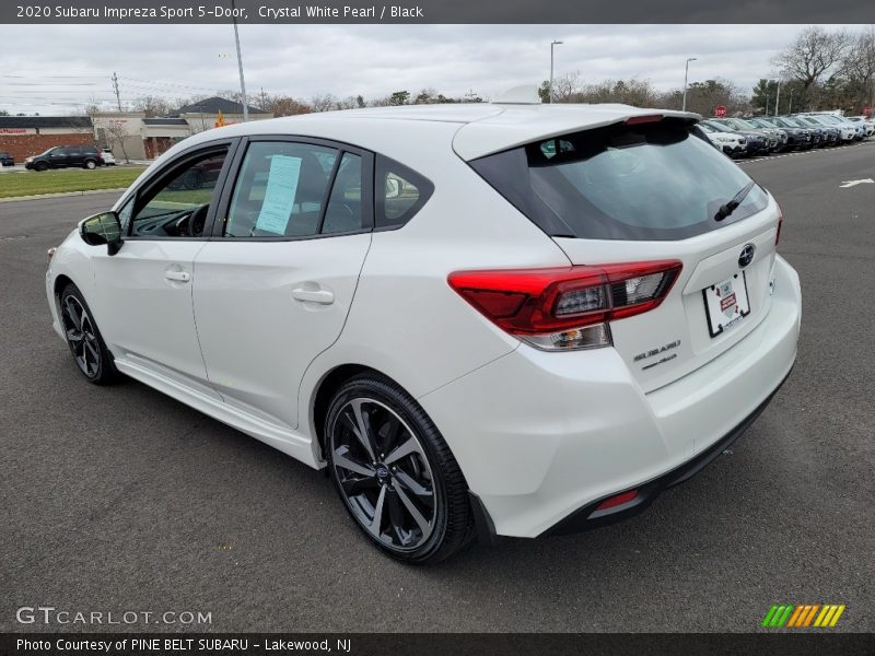 Crystal White Pearl / Black 2020 Subaru Impreza Sport 5-Door