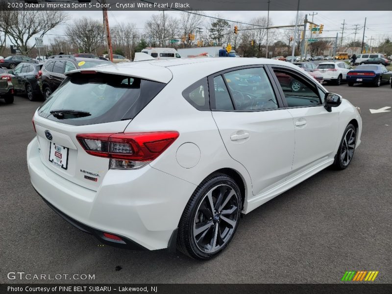 Crystal White Pearl / Black 2020 Subaru Impreza Sport 5-Door