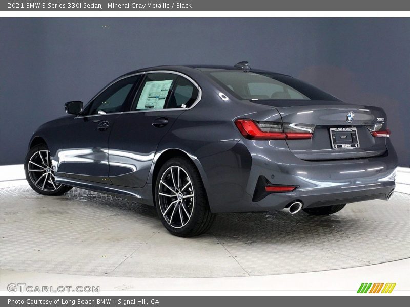 Mineral Gray Metallic / Black 2021 BMW 3 Series 330i Sedan