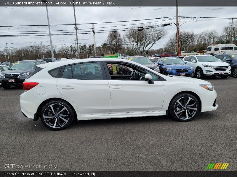 Crystal White Pearl / Black 2020 Subaru Impreza Sport 5-Door