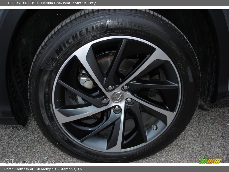 Nebula Gray Pearl / Stratus Gray 2017 Lexus RX 350